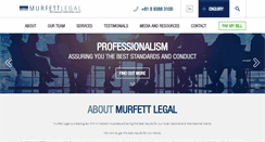 Desktop Screenshot of murfett.com.au